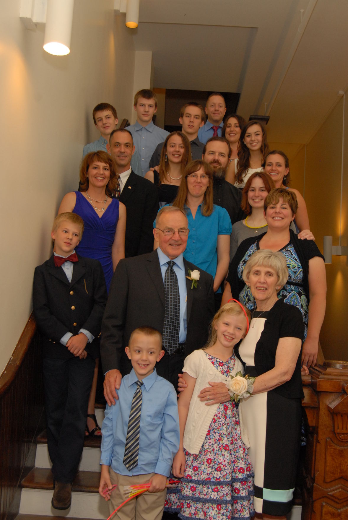Jack Zerr and family members